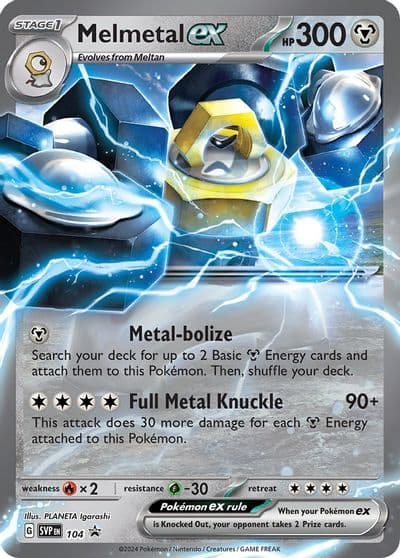 Melmetal ex - 104 SV: Scarlet & Violet Promo Cards Pokemon card