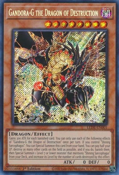 Gandora G the Dragon of Destruction Legacy of Destruction Yu-Gi-Oh! card