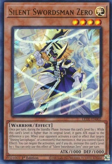 Silent Swordsman Zero Legacy of Destruction Yu-Gi-Oh! card