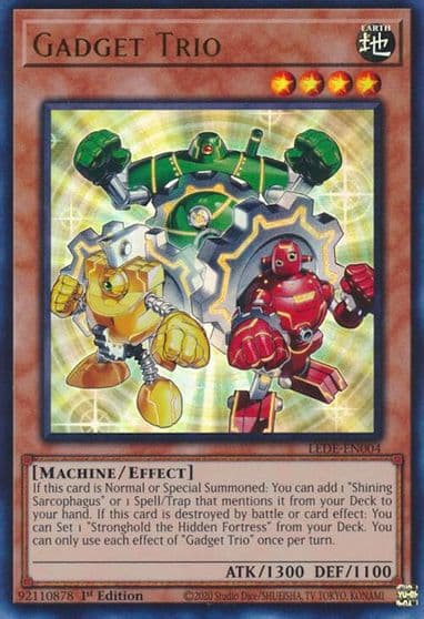 Gadget Trio Legacy of Destruction Yu-Gi-Oh! card