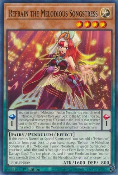 Refrain the Melodious Songstress Legacy of Destruction Yu-Gi-Oh! card