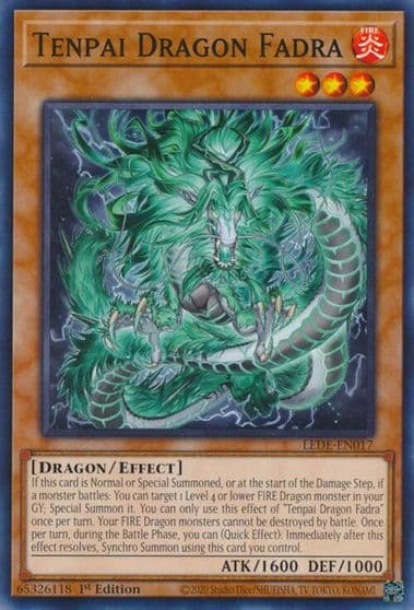 Tenpai Dragon Fadra Legacy of Destruction Yu-Gi-Oh! card