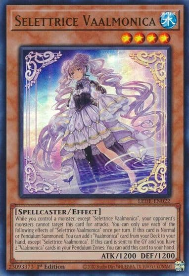 Selettrice Vaalmonica Legacy of Destruction Yu-Gi-Oh! card