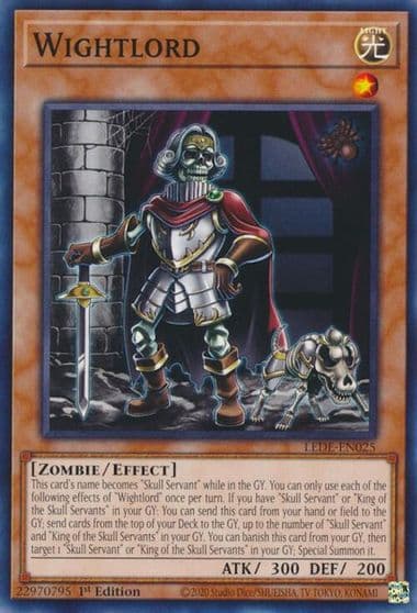 Wightlord Legacy of Destruction Yu-Gi-Oh! card