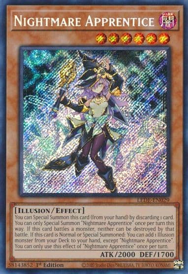 Nightmare Apprentice Legacy of Destruction Yu-Gi-Oh! card