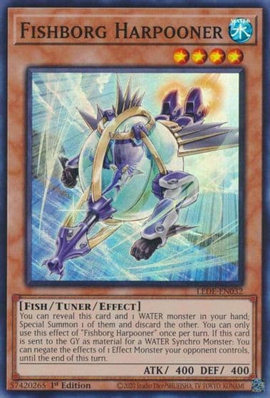 Fishborg Harpooner Legacy of Destruction Yu-Gi-Oh! card