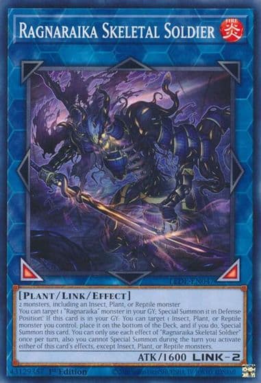 Ragnaraika Skeletal Soldier Legacy of Destruction Yu-Gi-Oh! card