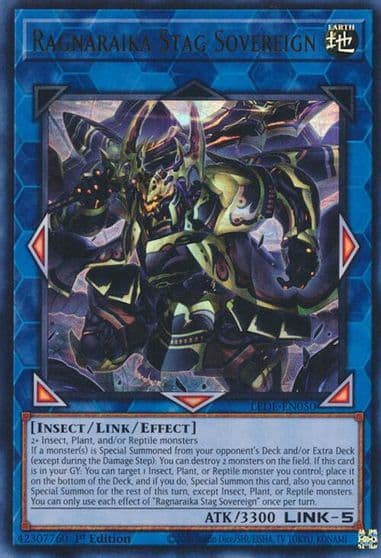 Ragnaraika Stag Sovereign Legacy of Destruction Yu-Gi-Oh! card