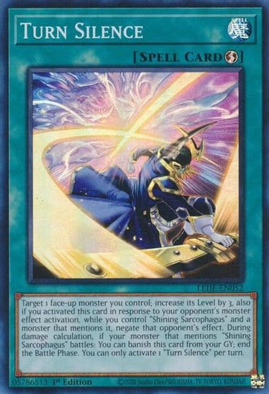 Turn Silence Legacy of Destruction Yu-Gi-Oh! card