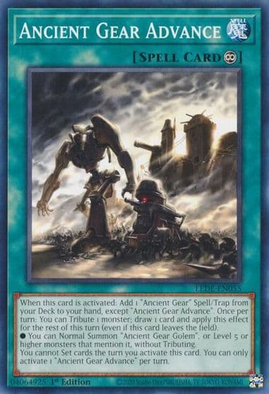 Ancient Gear Advance Legacy of Destruction Yu-Gi-Oh! card
