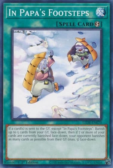 In Papas Footsteps Legacy of Destruction Yu-Gi-Oh! card