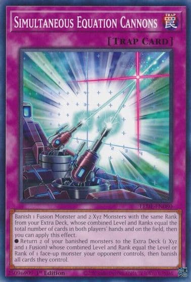 Simultaneous Equation Cannons Legacy of Destruction Yu-Gi-Oh! card
