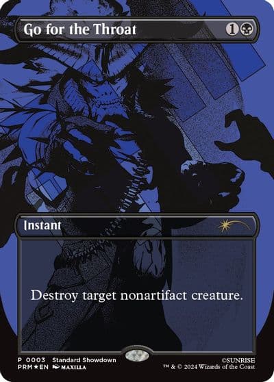 Go for the Throat Standard Showdown Promos Magic card