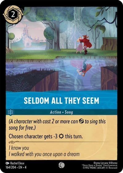 Seldom All They Seem Ursula's Return Lorcana card