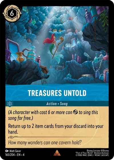 Treasures Untold Ursula's Return Lorcana card