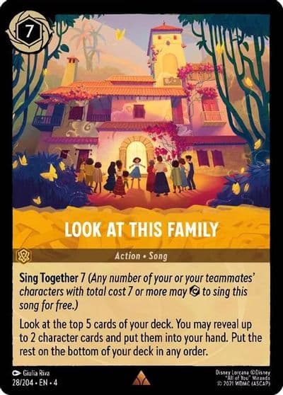 Look at This Family Ursula's Return Lorcana card