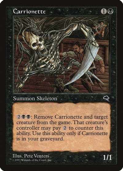 Carrionette Tempest Magic card