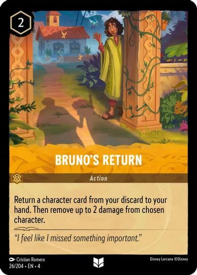 Brunos Return Ursula's Return Lorcana card