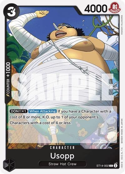 Usopp Starter Deck 14: 3D2Y One Piece card