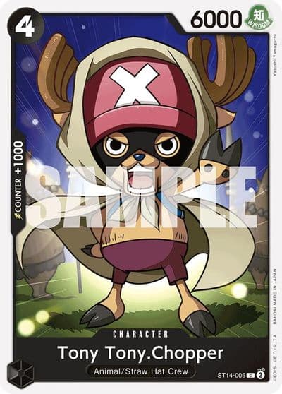 Tony TonyChopper Starter Deck 14: 3D2Y One Piece card
