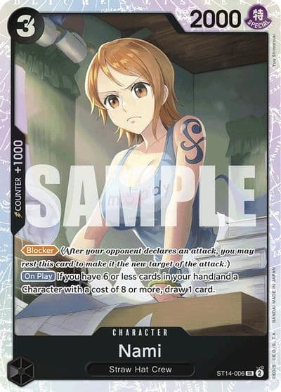 Nami Starter Deck 14: 3D2Y One Piece card