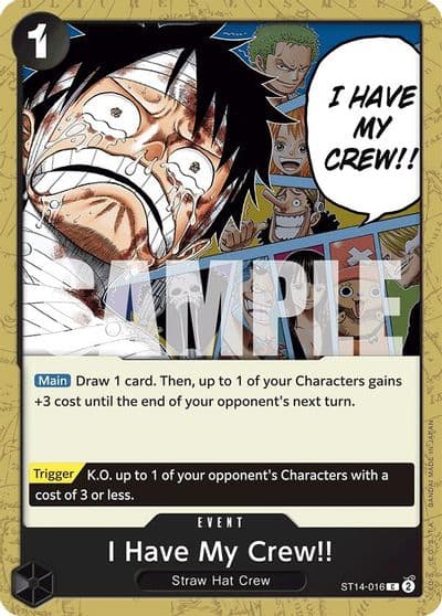I Have My Crew Starter Deck 14: 3D2Y One Piece card