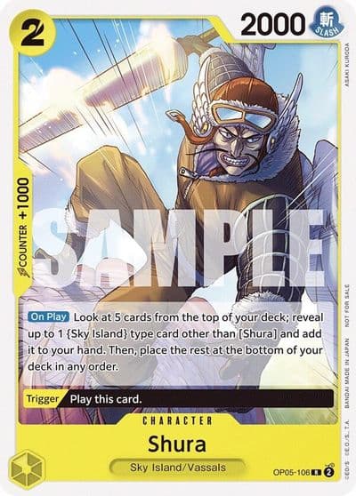 Shura Tournament Pack Vol 7 One Piece Promotion Cards One Piece card
