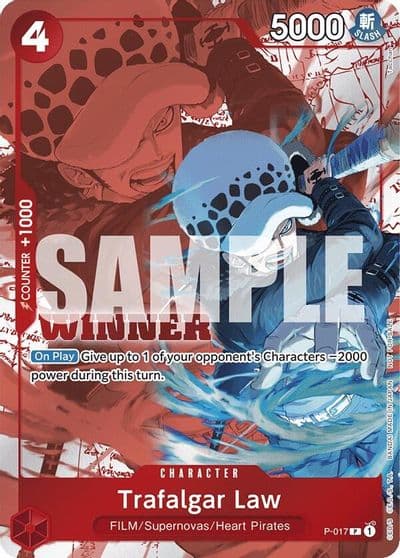 Trafalgar Law Winner Pack Vol 7 One Piece Promotion Cards One Piece card