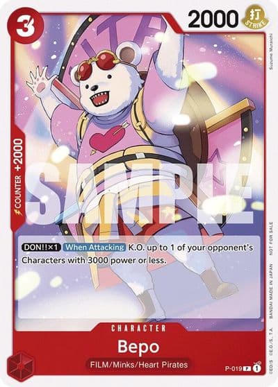 Bepo Tournament Pack Vol 7 One Piece Promotion Cards One Piece card