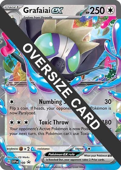 Grafaiai ex - 100 (SV: Scarlet & Violet Promo Cards) Jumbo Cards Pokemon card