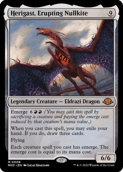 Herigast Erupting Nullkite Modern Horizons 3 Magic card
