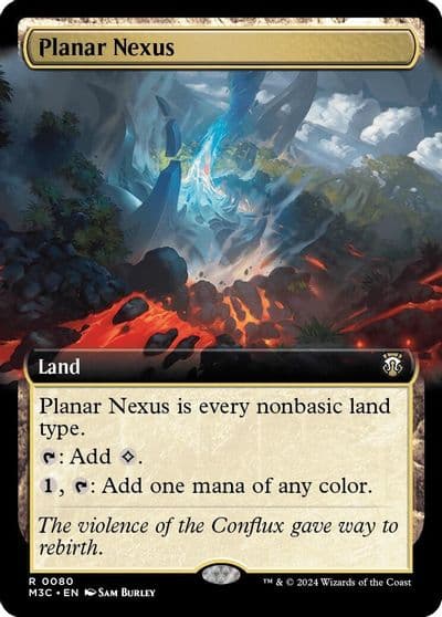 Planar Nexus Extended Art Commander: Modern Horizons 3 Magic card