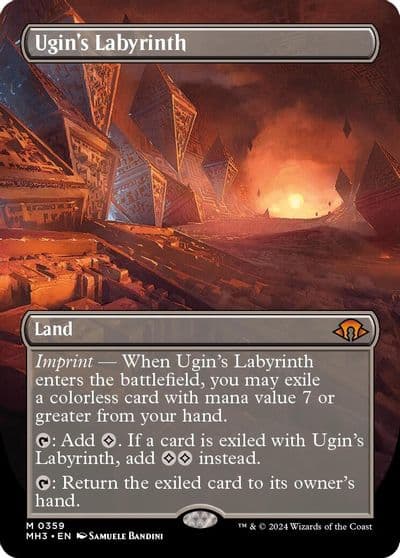 Ugins Labyrinth Borderless Modern Horizons 3 Magic card