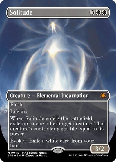 Solitude Borderless Textured Foil Special Guests Magic card
