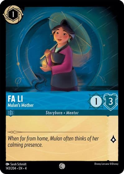 Fa Li Mulans Mother Ursula's Return Lorcana card