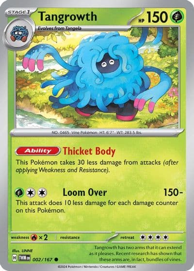 Tangrowth SV06: Twilight Masquerade Pokemon card