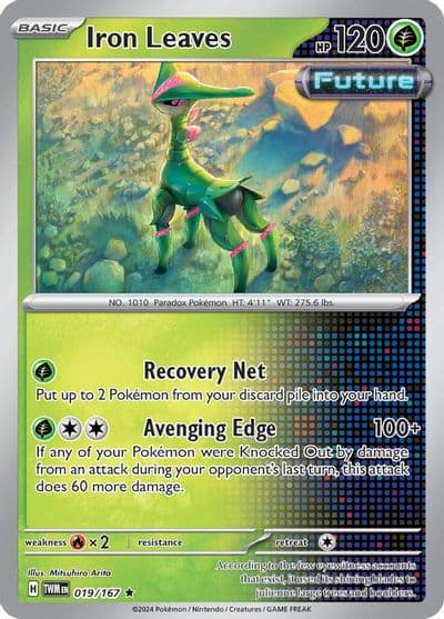 Iron Leaves SV06: Twilight Masquerade Pokemon card