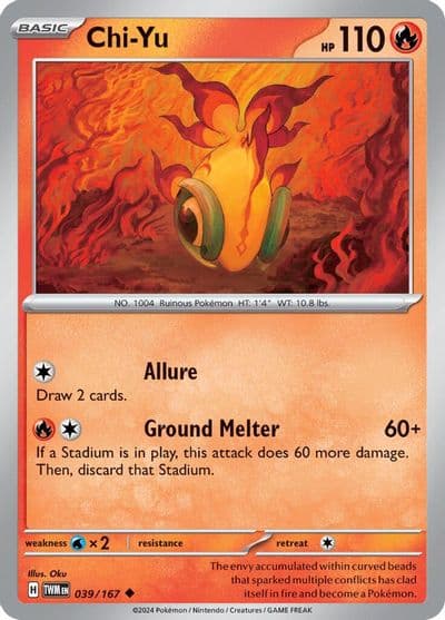 Chi-Yu SV06: Twilight Masquerade Pokemon card