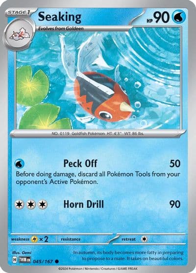 Seaking SV06: Twilight Masquerade Pokemon card