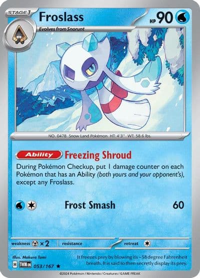 Froslass SV06: Twilight Masquerade Pokemon card