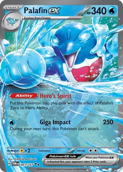 Palafin ex SV06: Twilight Masquerade Pokemon card