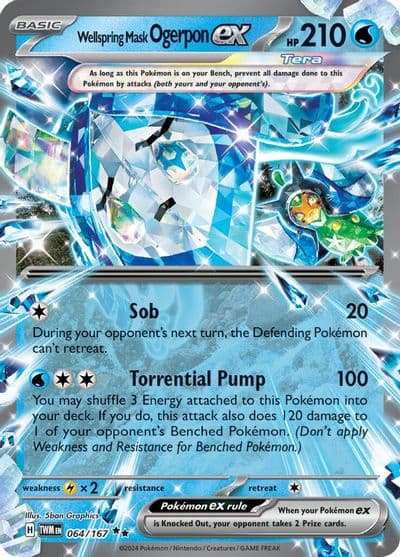 Wellspring Mask Ogerpon ex SV06: Twilight Masquerade Pokemon card