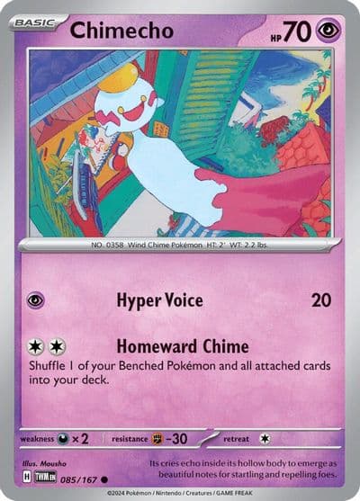 Chimecho SV06: Twilight Masquerade Pokemon card
