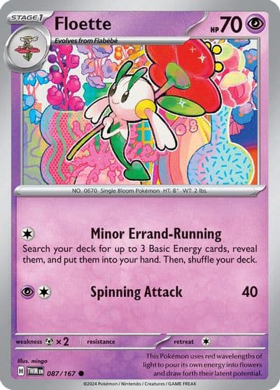 Floette SV06: Twilight Masquerade Pokemon card