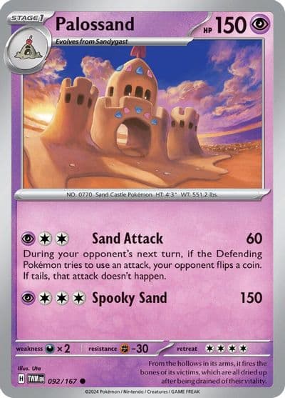 Palossand SV06: Twilight Masquerade Pokemon card