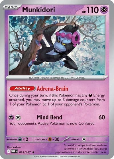 Munkidori SV06: Twilight Masquerade Pokemon card