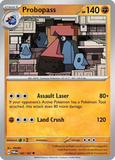 Probopass SV06: Twilight Masquerade Pokemon card