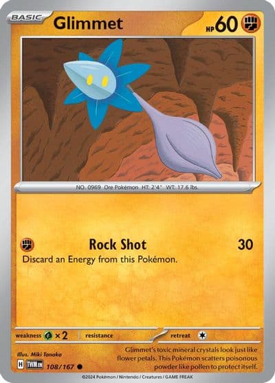 Glimmet SV06: Twilight Masquerade Pokemon card