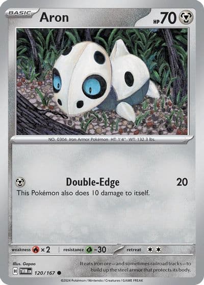 Aron SV06: Twilight Masquerade Pokemon card
