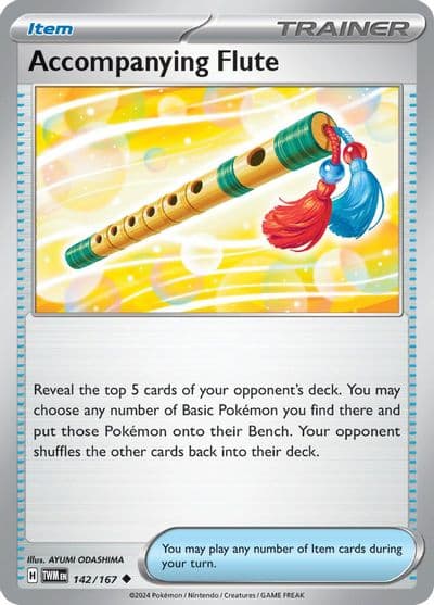 Accompanying Flute SV06: Twilight Masquerade Pokemon card